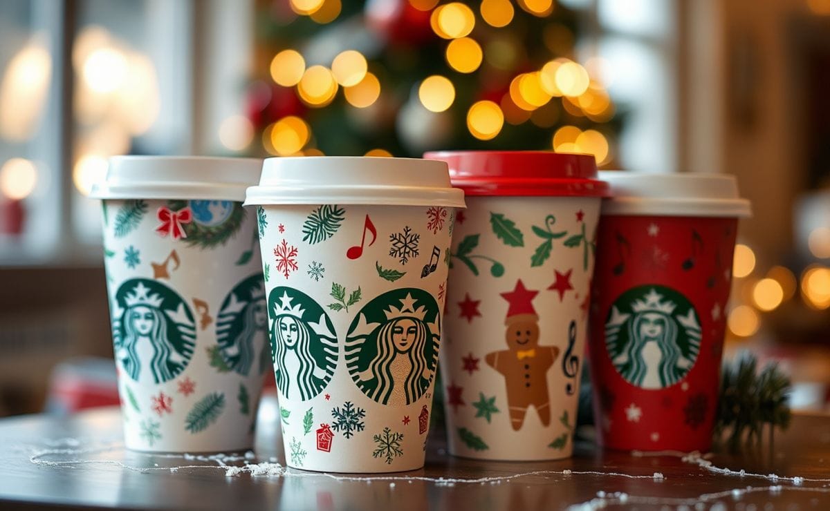 Vasos coleccionables de Starbucks: ¡Descubre los nuevos diseños navideños! 1