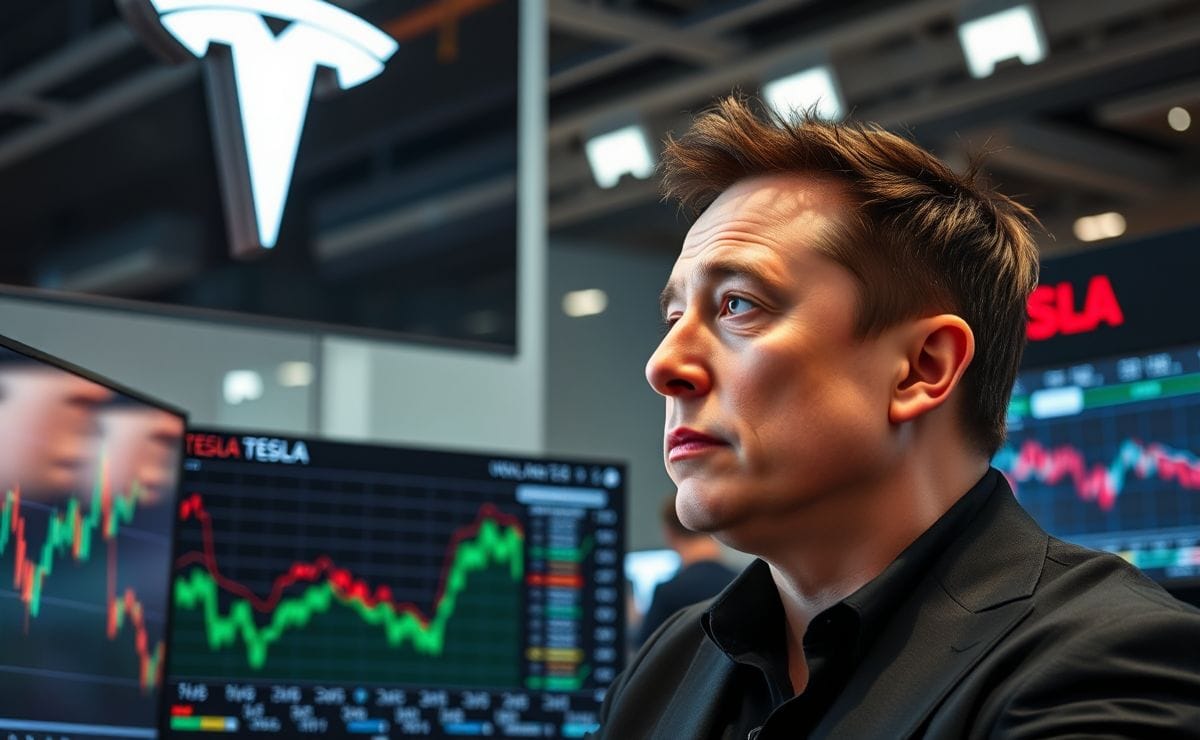 La caída de las acciones de Tesla y su impacto en Musk 1 xog